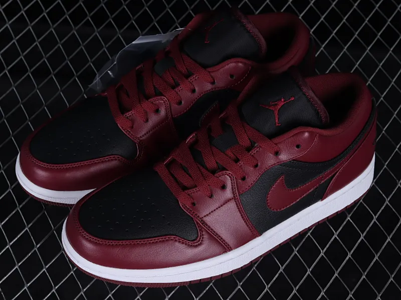 All categories Air Jordan Jordan series basketball shoes Air Jordan 1 Low Air Jordan 1 Low AJ1 Joe 1 burgundy black low-top basketball shoes DC0774-006